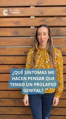 Síntomas que me hagan pensar que tengo un prolapso genital