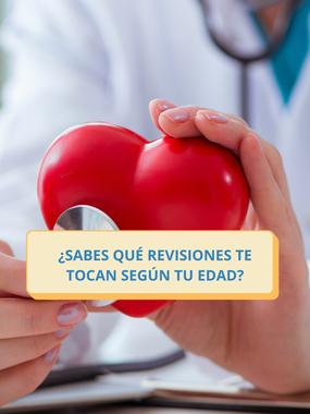 Saps quines revisions mèdiques et toquen segons la teva edat?