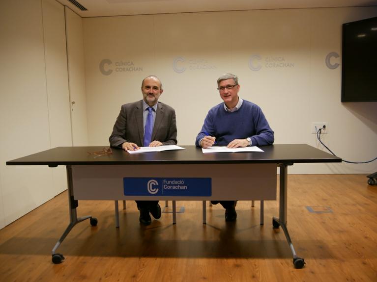 Acord de colaboració entre Clínica Corachan i Càritas Diocesana de Barcelona